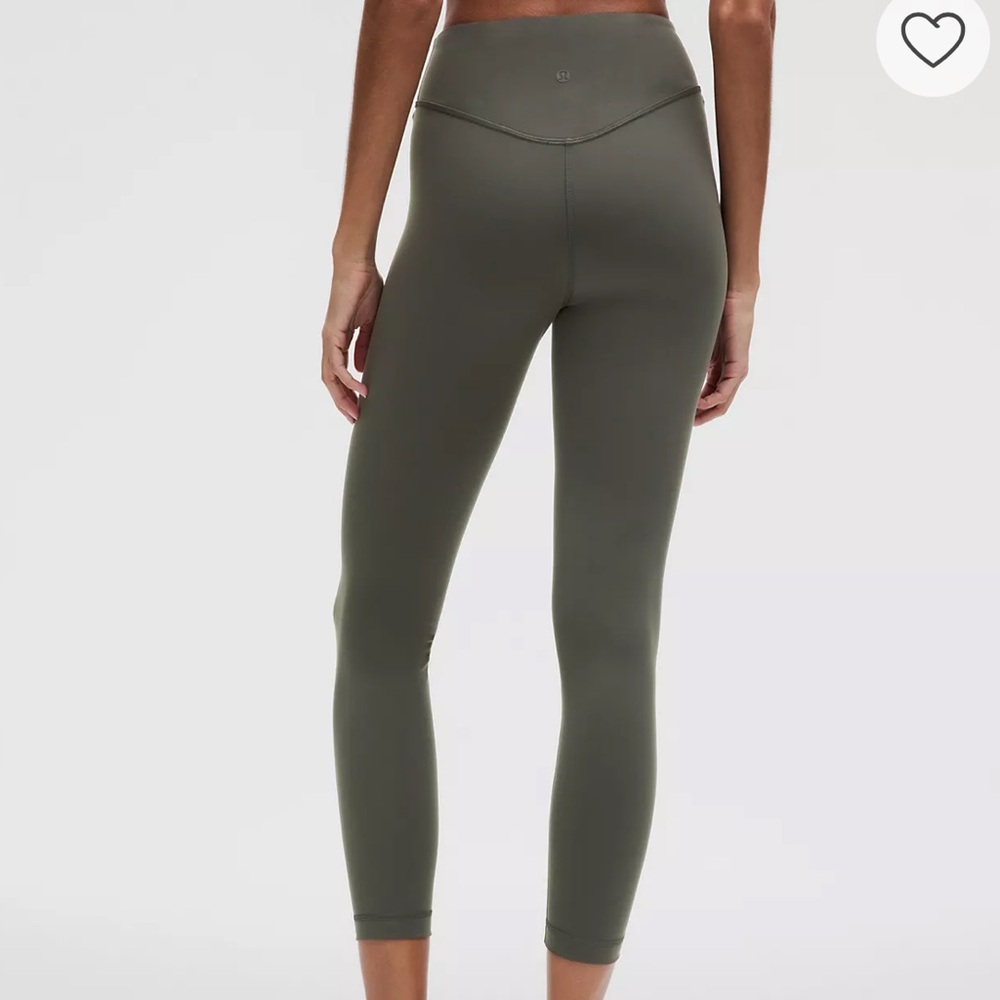 Lululemon Wunder Under Smooth Cover High Rise Tight 28” slate brown